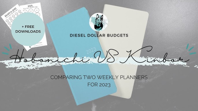 Kinbor A5 Agenda 2024 Notebook Budget Planner Weekly Daily 136