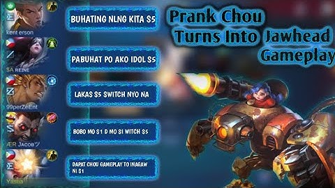 Prank Chou Turns into a Jawhead Gameplay