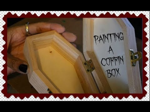 Painting a Coffin Box - YouTube