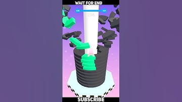 😈PRO LEVEL GAMEPLAY | STACK BALL LEVEL 120 #shorts #stackball #games #gamer #gaming