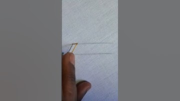 Aari Embroidery Class 6  ||Herringbone Stitch#Herringbone Stitch