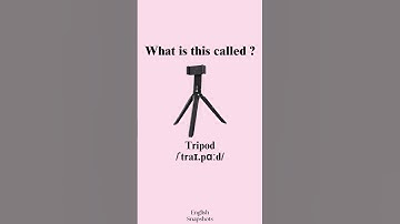 Can You Name These Essential Photography Tools? #learnenglish #dailyenglish #english #vocabulary