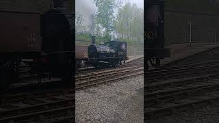 pug &amp; 08 coming into bury #steamengine #train #railwaycontent #railway #fyp #recommended #shorts
