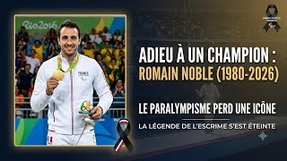 Play video: Romain Noble est mort à 46 ans : le monde paralympique sous le choc🌔