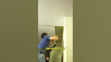 Thi công trần nhựa nano bằng hệ khung xương thạch cao | Trần nhựa nano phẳng | Lê Hạ Haroma