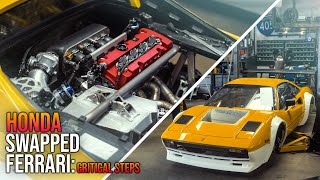 Ferrari with a HONDA Engine: Finalizing the Engine Swap & Brakes