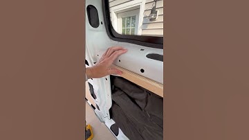 Van Wall How To #vanlife #campervan #vanbuild #promaster