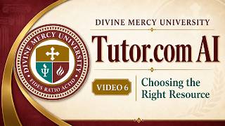 Video 6 - Tutor.Com AI - Choosing the Resource