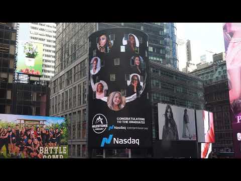 Tsvetta Kaleynska, CEO of RILA Global Consulting Featured on NASDAQ Times Square, New York City