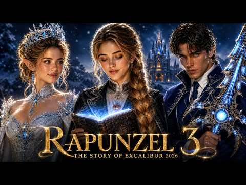 Rapunzel 3 Excalibur Returns Action — BD Original AI Fantasy Fairy Tale