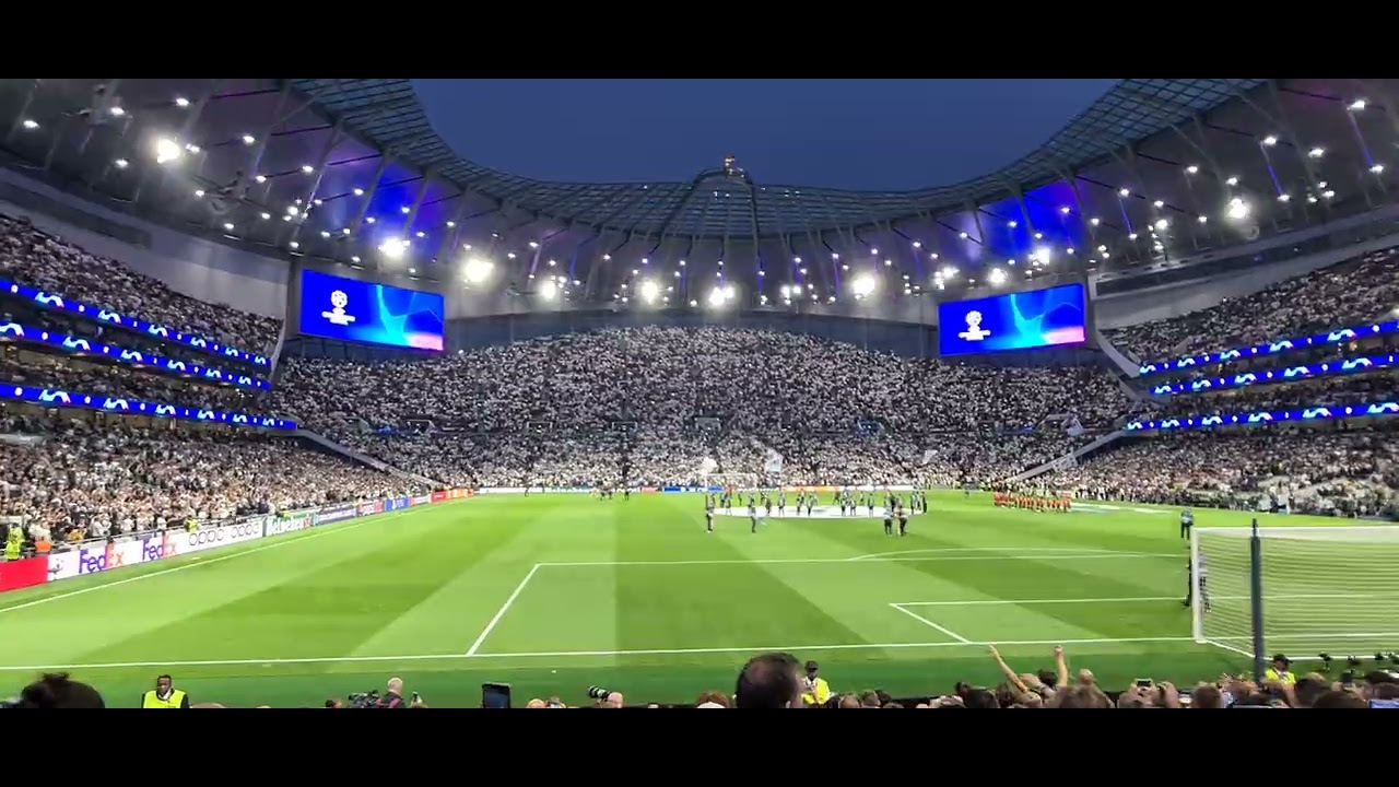 Build up to the Tottenham Hotspur  v Marseille Champions League Match Day 1.