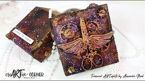 Altered Box ‘Enjoy the Journey’ | Mixed Media Tutorial | DT Project for CreARTive Corner