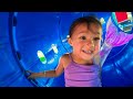 SiLLY MERMAID Puts Dad In Pretend JAiL!! (At the PARK)