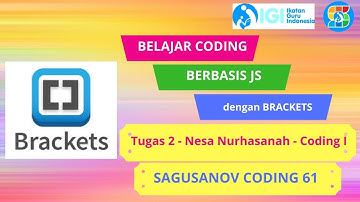 Belajar Coding Berbasis Java Script dengan aplikasi BRACKETS