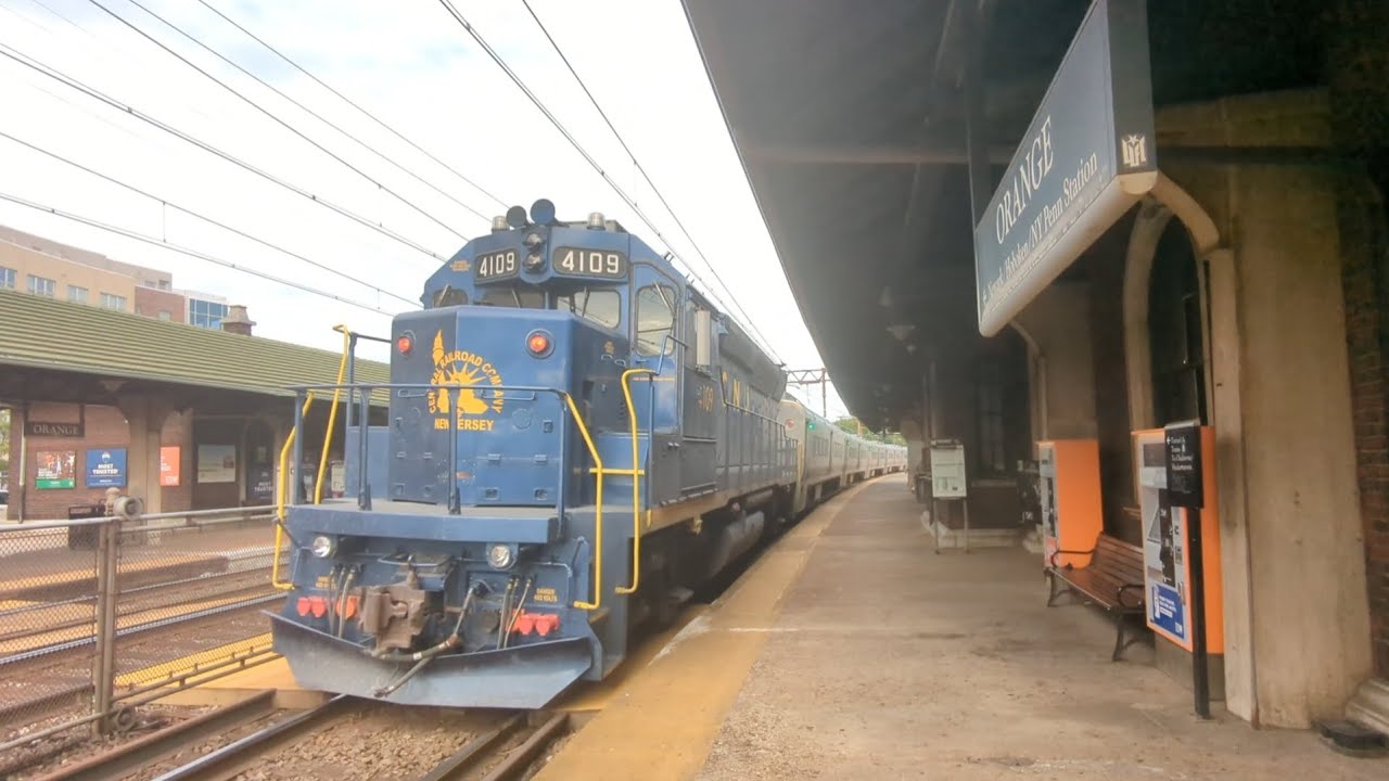 NJT Morristown Line & Gladstone Branch trains at Orange Station (8/23/2023)