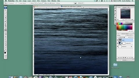 How to Draw the Sea in Photoshop : Basic Drawing in Photoshop