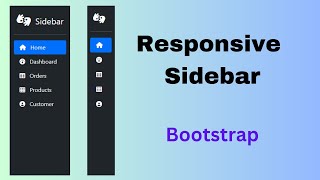 Responsive Sidebar Menu using Bootstrap 5