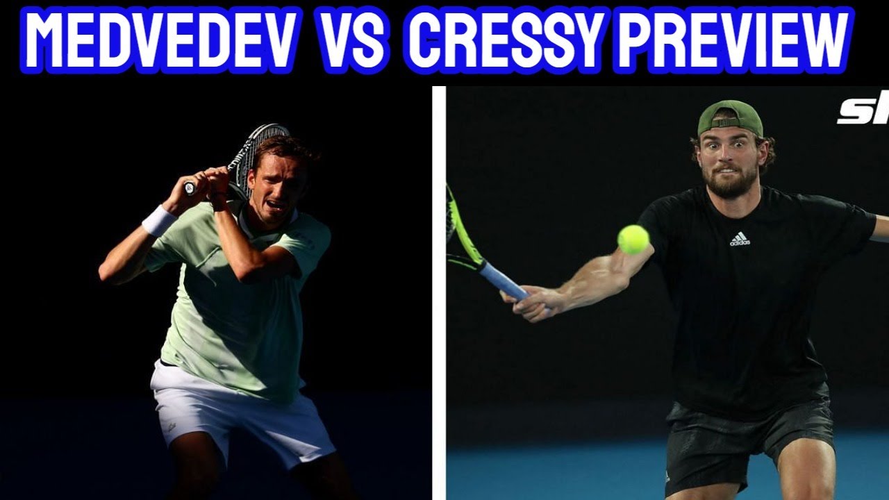 Daniil Medvedev VS Maxime Cressy Australian Open 4th Round Preview