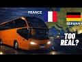 Germany to France | Neoplan City liner | Ultra Realistic ETS2 4K | Ultra Graphics Mod