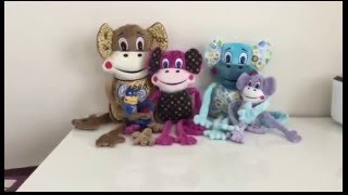 OPW Embroidery Tutorial - Monty the Monkey Family by NonnieNoo Creations