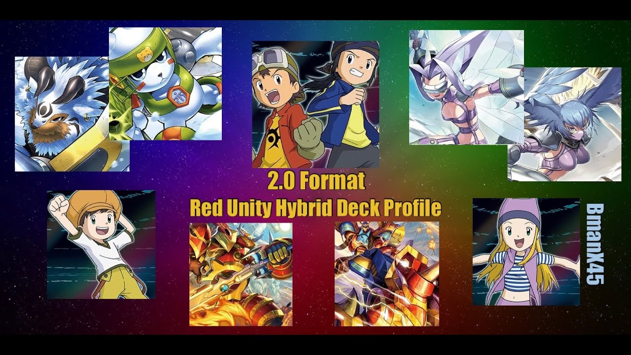 Digimon TCG: Red Unity-Hybrid Deck Profile 2.0 Format