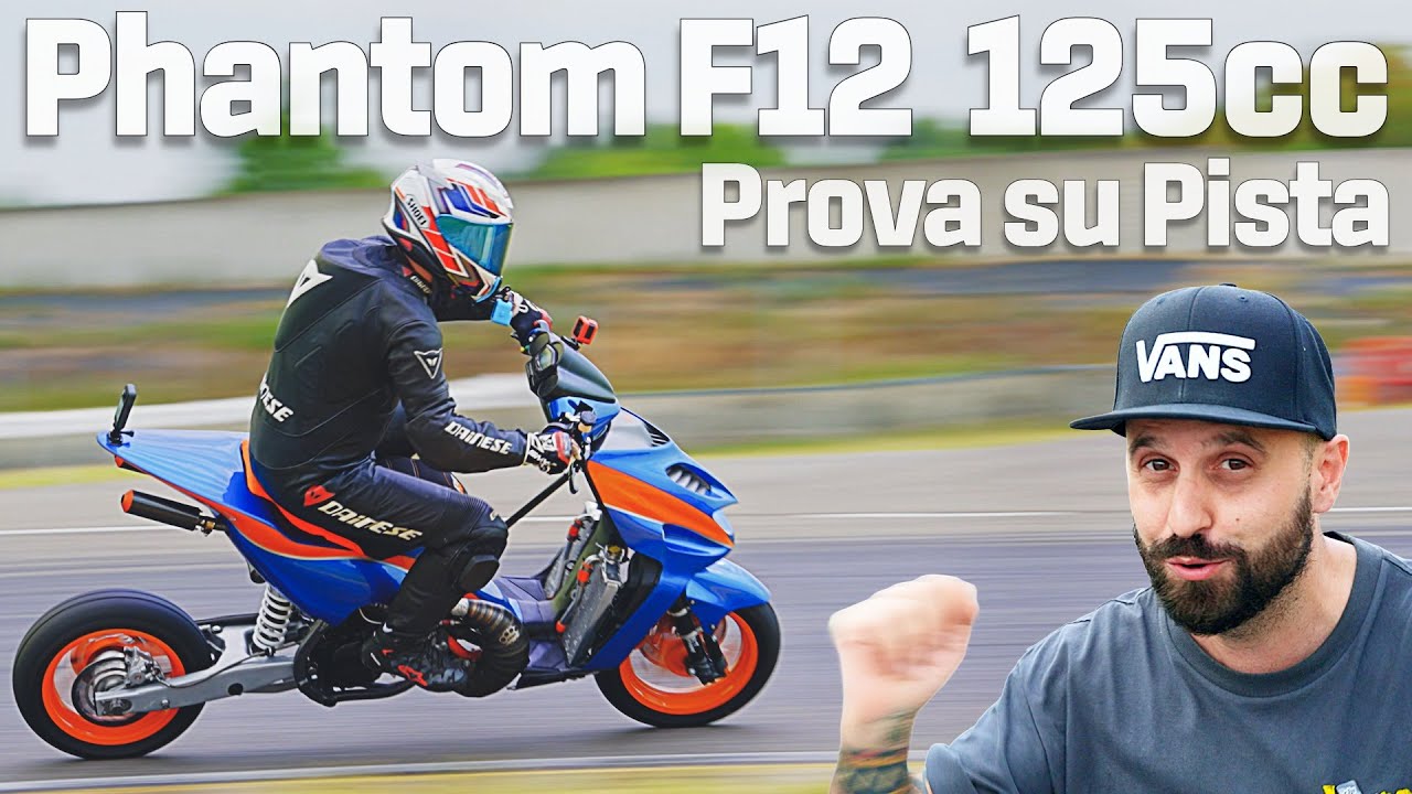 Cosa succede se spingiamo al MASSIMO il Phantom F12 125cc Husqvarna in PISTA?