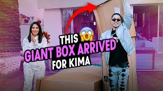 THIS GIANT BOX ARRIVED FOR KIMA  JUKILOP | Kimberly Loaiza