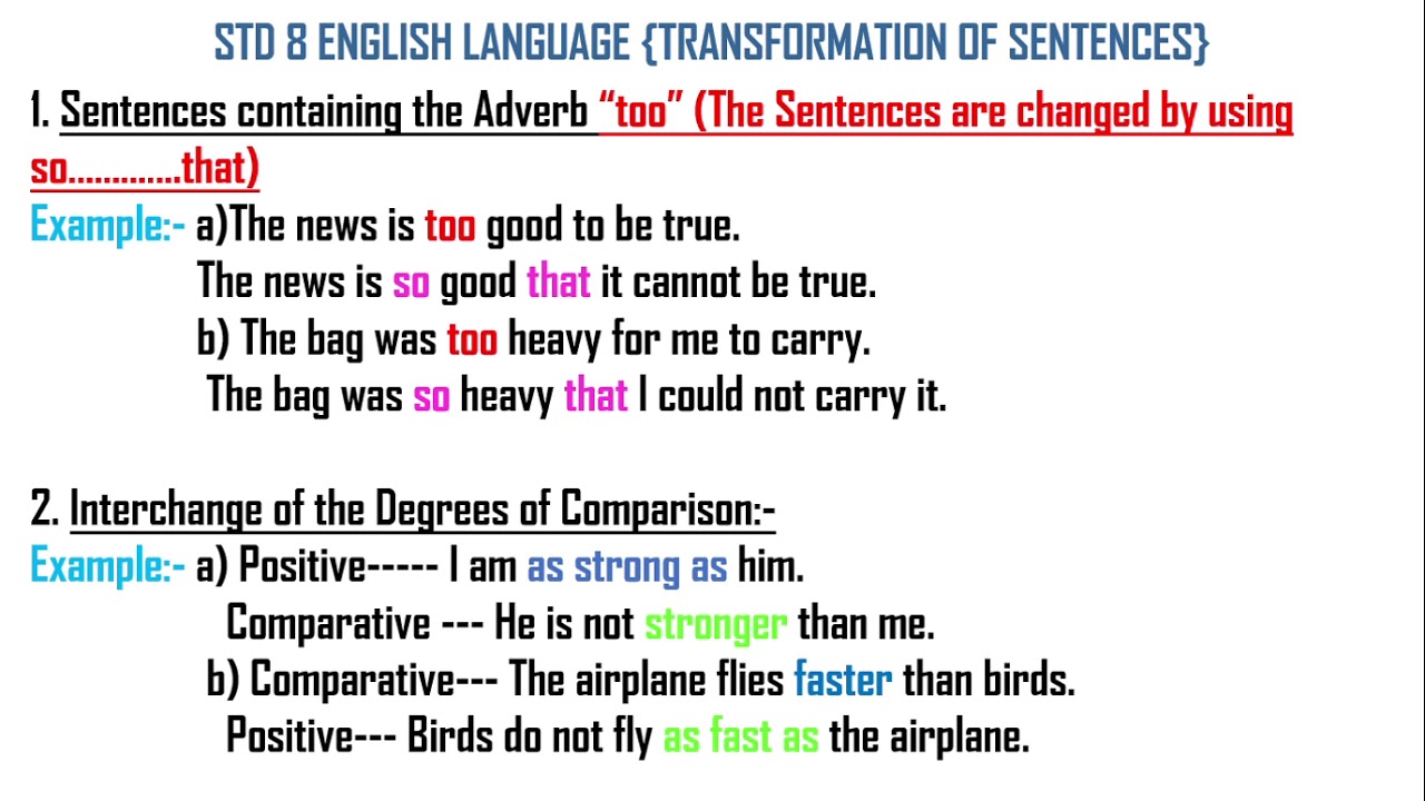 std-8-english-language-transformation-of-sentences-part-1-youtube