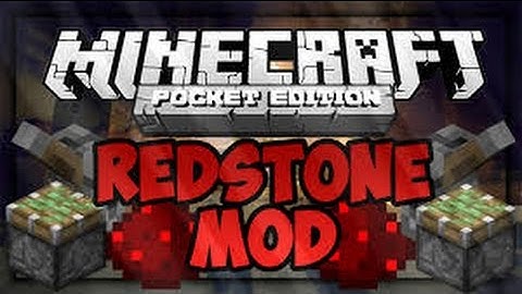 Redstone mod-Minecraft PE 0.11.1