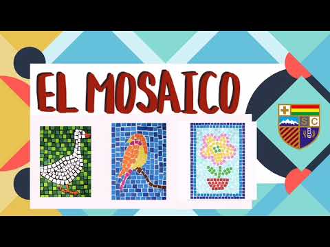 MOSAICO DE PAPEL PARA NIÑOS PARTE 1