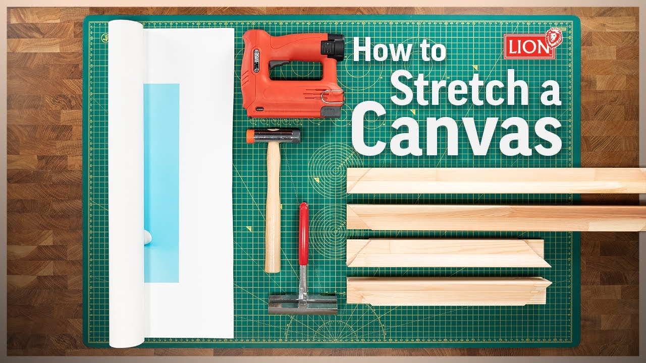 How to Stretch a Canvas - YouTube