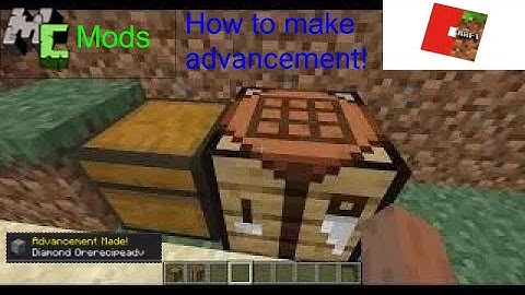 Mcreator Tutorial - How to make advancement!