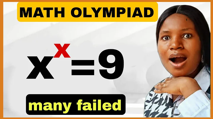 A math Olympiad exponential question| Can you pass this?| solve for x.