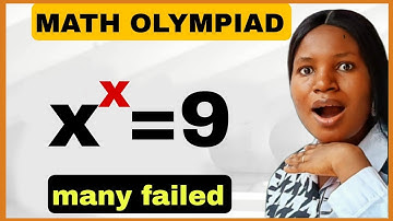 A math Olympiad exponential question| Can you pass this?| solve for x.