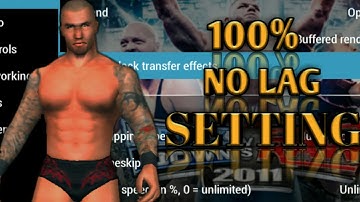 Best PPSSPP Setting of WWE SmackDown Vs Raw 2011
