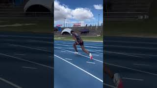 Come on bro the toe drag in a relay! #trackandfield