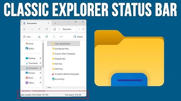 Enable the Classic File Explorer Status Bar for Extra Details