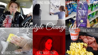 |VLOG| LIFESTYLE CHANGE, LIVING ROOM DECOR, AMAZON HAUL, ETC.