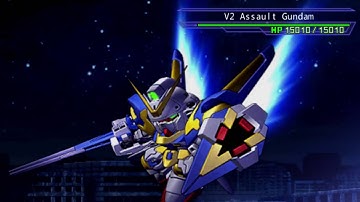 SD Gundam G-Generation Overworld - V2 Assault Gundam All Animations HQ Texture Pack