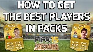 FIFA 15 - HOW TO GET THE BEST PLAYERS IN PACKS!!! - Fifa 15 Mythbusters - Coins Vs Fifa Points