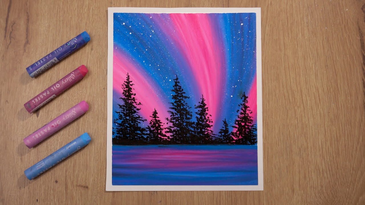 How to Draw Northern Lights with Colored Pencil — Joyful Journaler