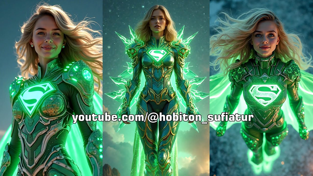 Supergirl Kryptonite Armor Fashion Ai [4K] #supergirl #superman # ...