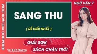 Soạn bài Sang thu | Ngữ văn lớp 7 - Chân trời sáng tạo (HAY NHẤT) screenshot 2