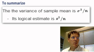 Lecture 5 Part 3 of 4: Variances