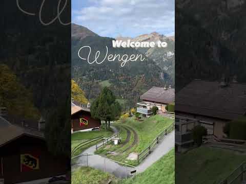 LUXURY SWISS HOTELS: Come spend the night in Wengen, Switzerland! #shorts