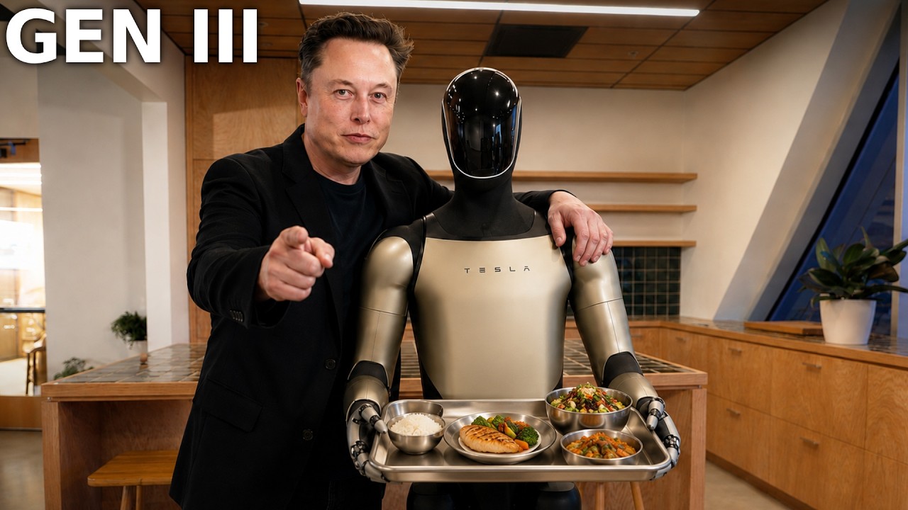 Introducing the New Tesla Bot Gen 3: The Future of Household Help – Video