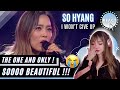 REACTING to SO HYANG - I WON'T GIVE UP