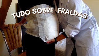 COMO COLOCAR FRALDAS EM IDOSOS