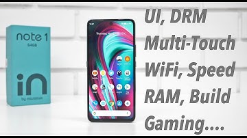 Micromax Note 1 UI, DRM, Multi Touch, Speed Test, Build & Gaming!
