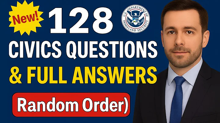 🛑 128 CIVICS QUESTIONS & FULL ANSWERS for U.S. Citizenship Interview 2025 (Random Order)